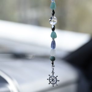 Ship Wheel Car Charm